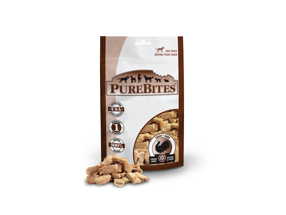PureBites Turkey For Dogs, 2.47Oz/ 70G - Mid Size (PB000901)