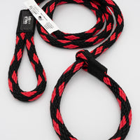 LOP SL Slip Leash 5/8" x 6 ft Red/Black