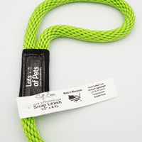 LOP SL Snap  Leash 6 ft High Visibility