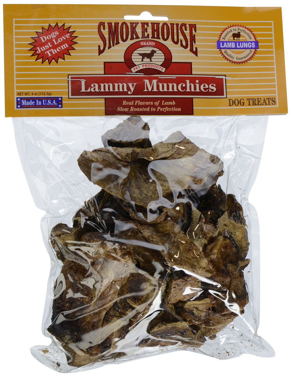 Smokehouse Lamb Munchies, Dog Treats, 4 oz