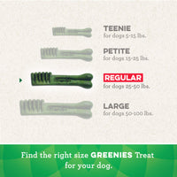 
              GREENIES Original Regular Natural Dental Care Dog Treats, 6 oz. Pack (6 Treats)
            