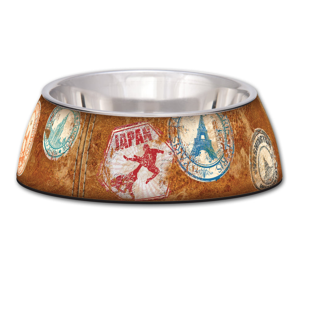 Loving Pets World Traveler Milano Bowl for Dogs and Cats, Small