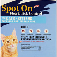 Zodiac Spot On for Cats and Kittens Under 5-Pounds, 4 Month Supply