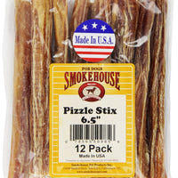 Smokehouse Pizzle Stixs Dog Treats, 12-Pack