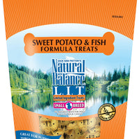 Natural Balance L.I.D. Limited Ingredient Diets Small Breed Dog Treats, Sweet Potato & Fish Formula, 8 Ounce Pouch, Grain Free