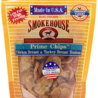 Smokehouse Pet Products 85458 Chicken Turk Chips Treat For Dogs, 4-Ounce