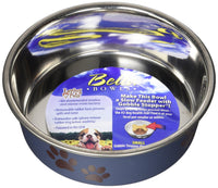 
              Loving Pets Metallic Bella Bowl, Small, Blueberry
            