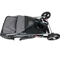 Casual Pet Stroller with a Removable Cup Holder