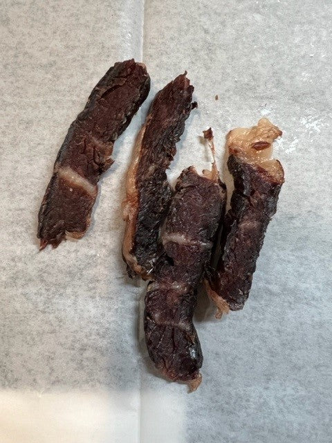 USDA Rib Eye Steak Jerky Chunks 1 ounce