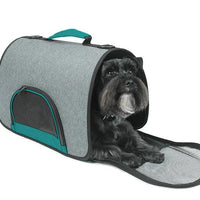 Dual Color Collapsible Pet Carrier