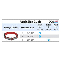 
              Omega Nylon Flat Collar + Built-in Hook & Loop Fastener
            
