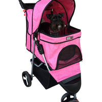 Casual Pet Stroller with a Removable Cup Holder