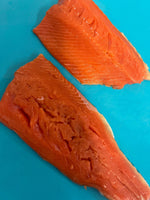 
              Wild Alaskan Sockeye Salmon Jerky Chunks 1 ounce
            