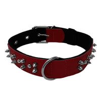 
              Leather + Nylon Spike Collar
            