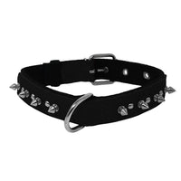 
              Leather + Nylon Spike Collar
            