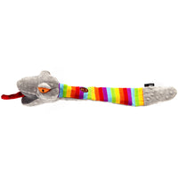 17.5" Rainbow Snake with Moving Tongue Animal Toy