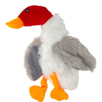 9" Duck White Crinkle Dog Toy