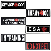 
              Dogline 3D Rubber Removable Patches for Dog Harness and Vest
            