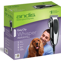 Andis Easy Clip Whisper Clipper Kit Chrome Silver
