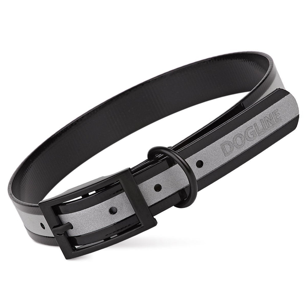 Biothane Translucent Reflective Collar