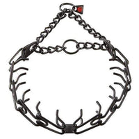 
              Herm Sprenger - ULTRA-PLUS Training Collar with Center-Plate and Assembly Chain - Standard Version - Black Stainless Steel
            