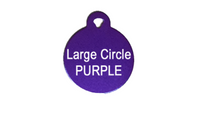 
              Large Size Pet Tags (Single sided)
            