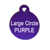 Large Size Pet Tags (Single sided)