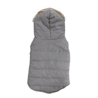 
              Fashion Pet Velvety Puffer Coat Gray SML
            