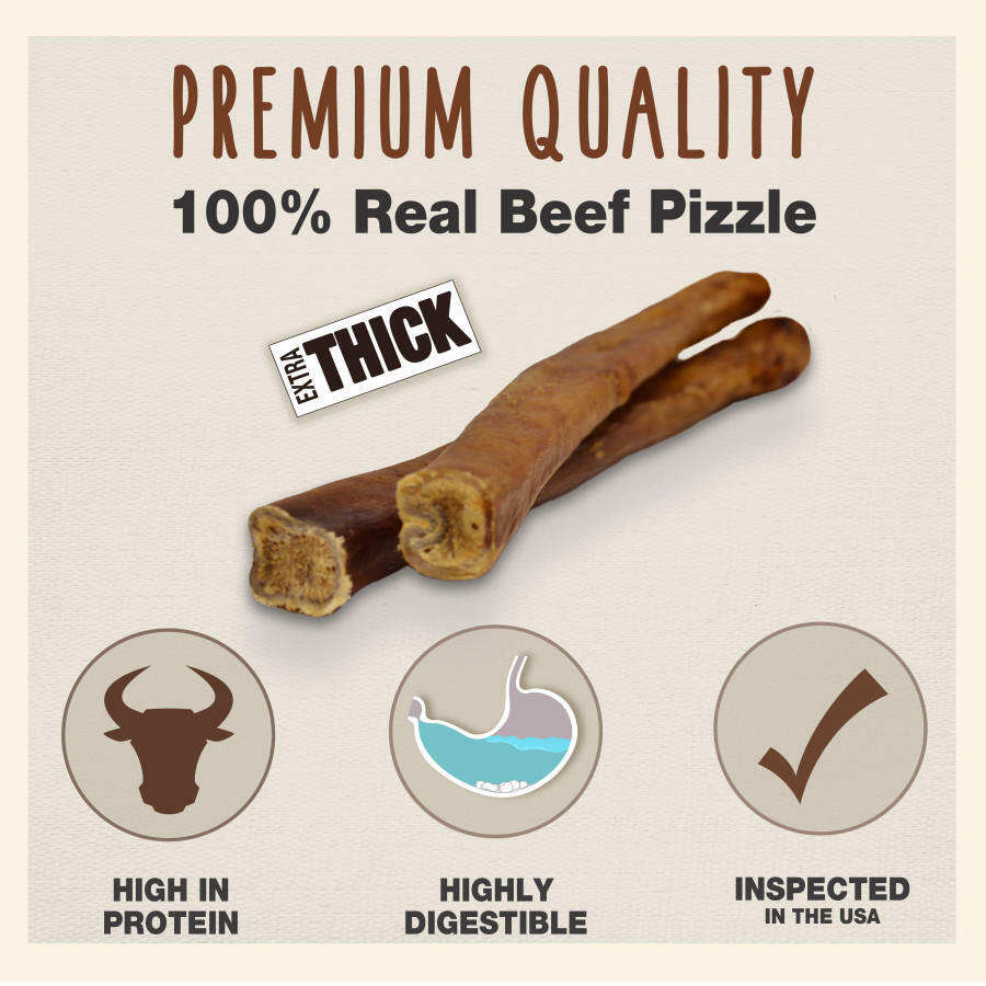 Cadet Gourmet Bully Stick Extra Thick 12 inch Lots Of Pets