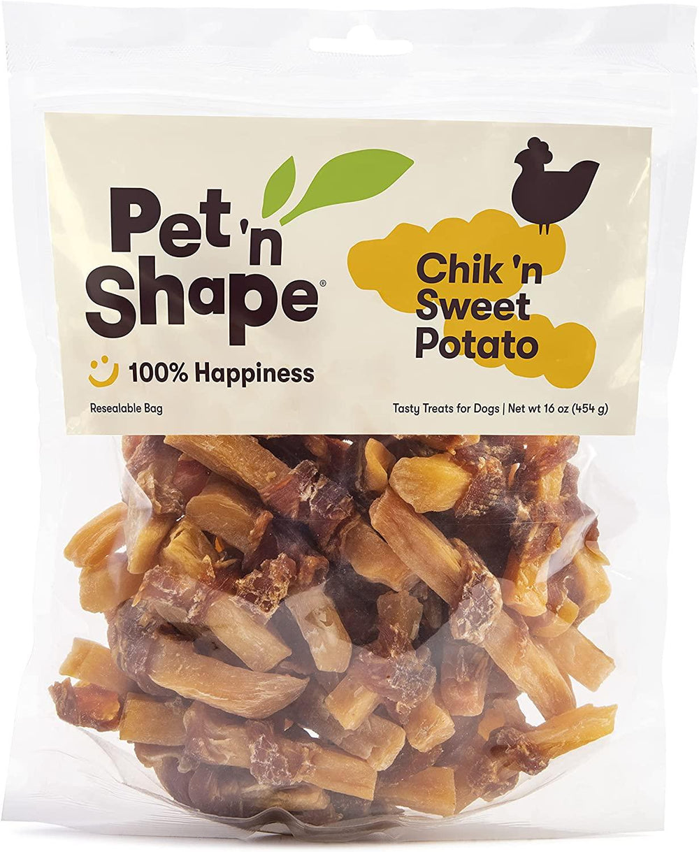 Pet 'n Shape Chik 'n Sweet Potato - All Natural Dog Treats, Chicken, 1 Lb