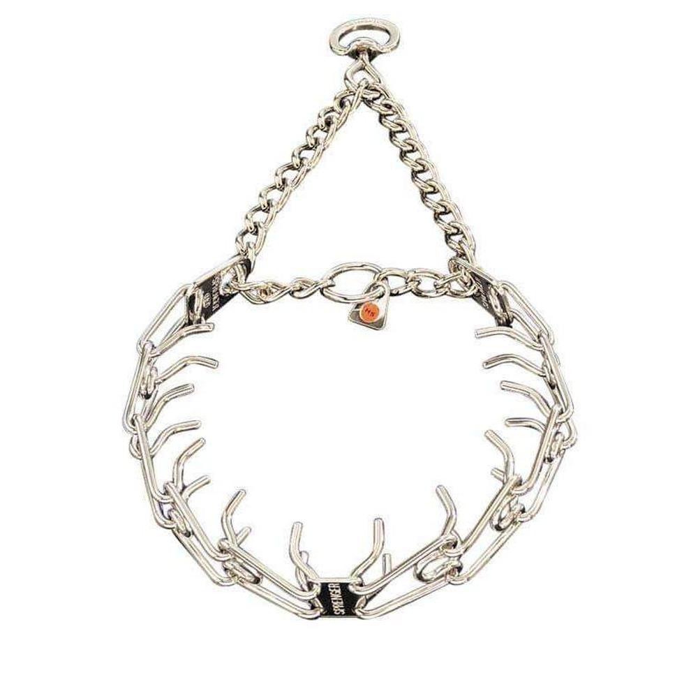 Herm Sprenger - ULTRA-PLUS Training Collar with Center-Plate and Assembly Chain - Standard Version - Stainless Steel