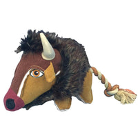 12" Wild Buffalo Animal Dog Toy