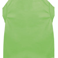 Mirage Pet 50-01 XXLLMG Plain Pet Shirts  Lime Green - 2XL